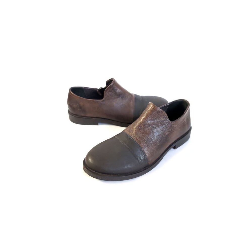 Marsèll  Shoes Women's Distressed Brown Leather Shoes Size 38 Womens 7.5